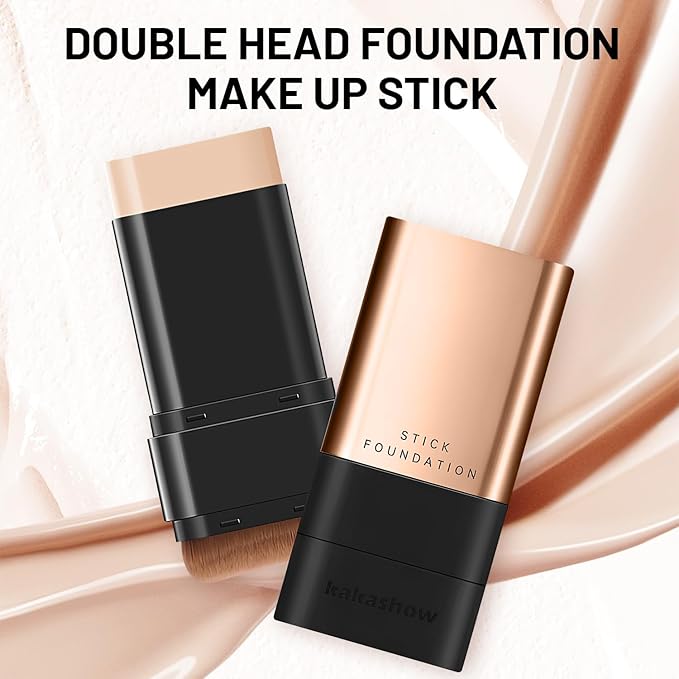 Korean 2 in 1 Glass Skin Foundation Stick (Imported skincare)