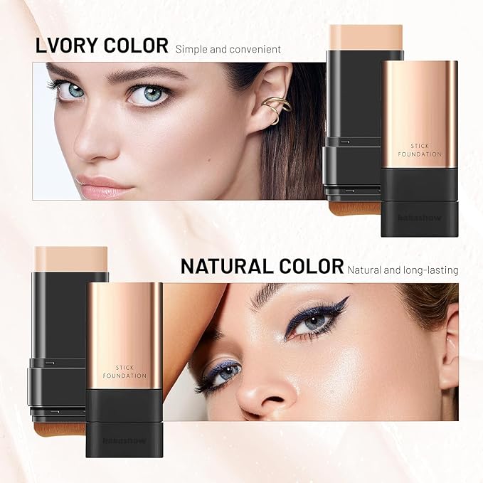 Korean 2 in 1 Glass Skin Foundation Stick (Imported skincare)