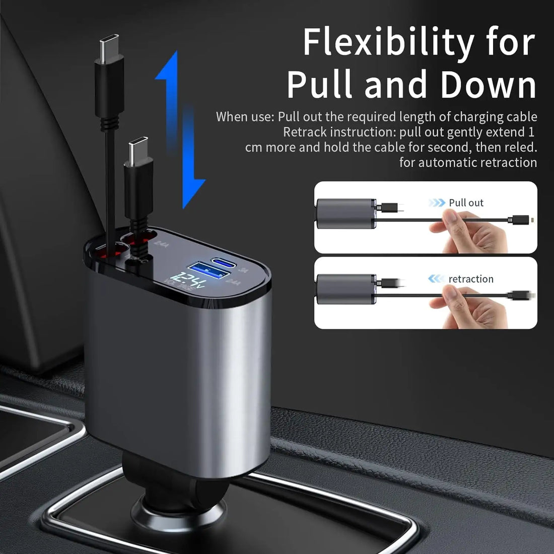 4 in 1 Car Charging Solution