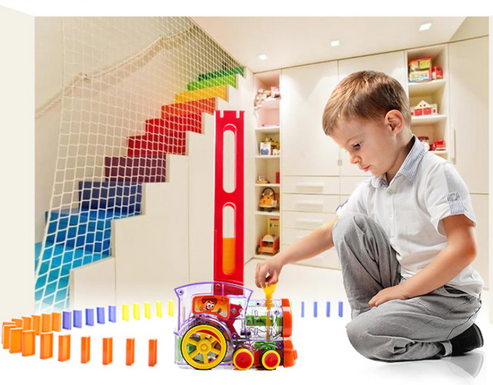 Kids Educational Toy with Light & Sound {40 domino pieces}