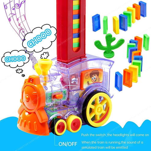 Kids Educational Toy with Light & Sound {40 domino pieces}