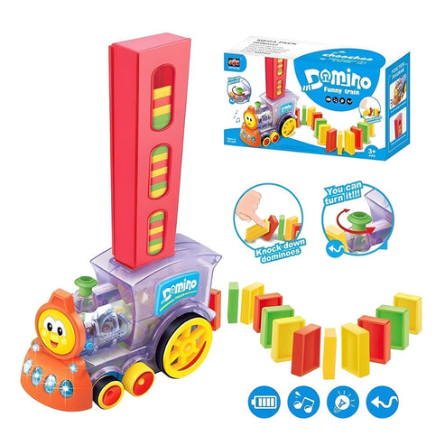 Kids Educational Toy with Light & Sound {40 domino pieces}