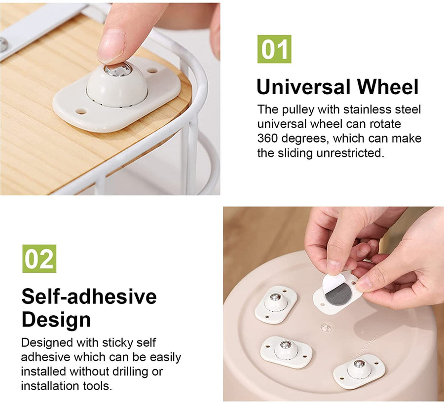 [12 PCS] FURNITURE MOVING WHEEL CASTERS