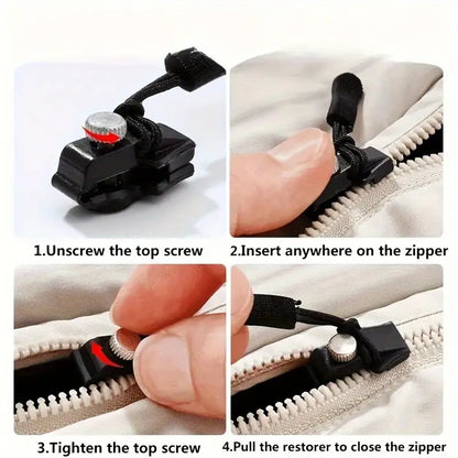 Instant Zipper Repair Kit for Bags & Clothes