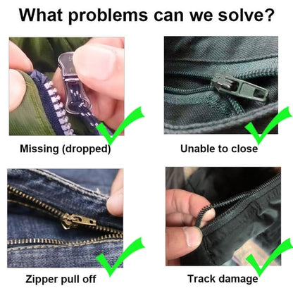 Instant Zipper Repair Kit for Bags & Clothes